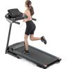 Electric Motorized Treadmill with Audio Speakers; Max. 10 MPH