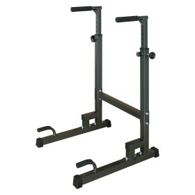 Power Tower Dip Station with Bench Pull Up Bar Stand