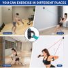 3-piece wall-mounted exercise anchor, resistance band