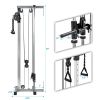 Lat Pulldown Machine Home Gym Fitness Silver