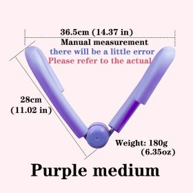 Purple Medium Yoga; Fitness Pelvic Floor Muscle Trainer; Used To Tighten Buttocks