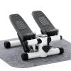 Hydraulic Fitness Stepper with Resistance Bands and Display, Silent Design, Weight Capacity 300LBS