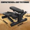 Mini Stair Stepper Machine with Resistance Bands 330lbs-Black