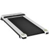 Soozier Under Desk Treadmill, Portable Walking Pad with Foldable Wheels