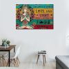 1pc Yoga Girl Painting For Home Walls Peace Love And Light Wall Art