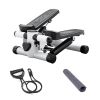 Hydraulic Fitness Stepper with Resistance Bands and Display, Silent Design, Weight Capacity 300LBS