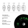 Olympic Weight Plates, Rubber Bumper Plates, 2 Inch Steel Insert 25lb