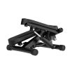 Mini Stair Stepper Machine with Resistance Bands 330lbs-Black