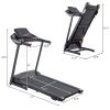 Electric Motorized Treadmill with Audio Speakers; Max. 10 MPH