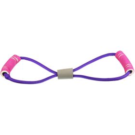 Yoga Fitness Equipment Rubber Exercise Pull Rope (Type: Pull Rope, Color: Pink)