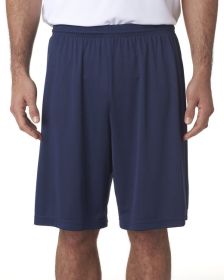 Men's 9" Inseam Performance Short - BLACK - S (Color: Navy, size: L)