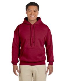 Pack Of 5 Gildan G185 Adult Heavy Blend 8 oz., 50/50 Hooded Sweatshirt (Color: CARDINAL RED, size: L)