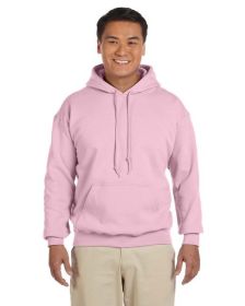 Pack Of 5 Gildan G185 Adult Heavy Blend 8 oz., 50/50 Hooded Sweatshirt (Color: LIGHT PINK, size: L)