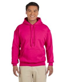 Pack Of 5 Gildan G185 Adult Heavy Blend 8 oz., 50/50 Hooded Sweatshirt (Color: HELICONIA, size: 3XL)