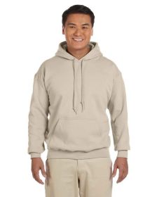 Pack Of 5 Gildan G185 Adult Heavy Blend 8 oz., 50/50 Hooded Sweatshirt (Color: SAND, size: XL)