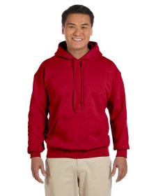 Pack Of 5 Gildan G185 Adult Heavy Blend 8 oz., 50/50 Hooded Sweatshirt (Color: CHERRY RED, size: 2XL)