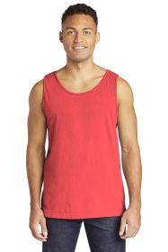 COMFORT COLORS Heavyweight Ring Spun Tank Top 9360 (Color: Neon Red Orange, size: XL)