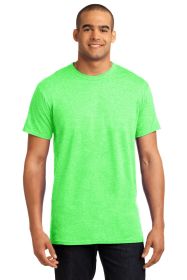 Hanes X-Temp T-Shirt 4200 (Color: Neon Lime Heather, size: L)