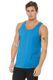 BELLA+CANVAS Unisex Jersey Tank BC3480 (Color: Neon Blue, size: XS)