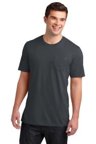 District Very Important Tee with Pocket DT6000P (Color: Charcoal, size: 3XL)