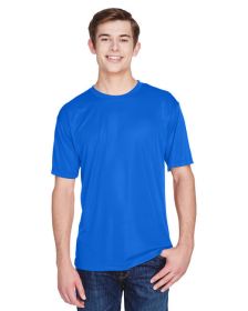 UltraClub 8620 Men's Cool & Dry Basic Performance T-Shirt (Color: ROYAL, size: M)