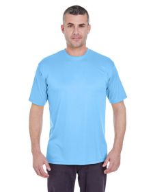 UltraClub 8620 Men's Cool & Dry Basic Performance T-Shirt (Color: COLUMBIA BLUE, size: 5xl)