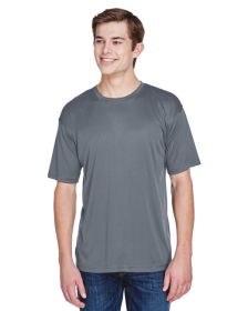 UltraClub 8620 Men's Cool & Dry Basic Performance T-Shirt (Color: Charcoal, size: 4XL)