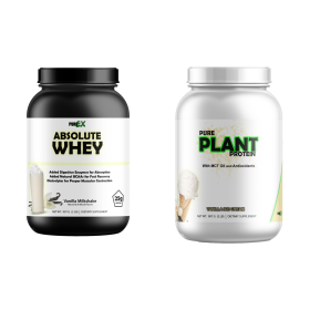 Protein Bundle Whey Protein and Plant Protein (Whey Protein: Absolute Whey Vanilla, Plant Protein: Pure Plant Protein Vanilla)