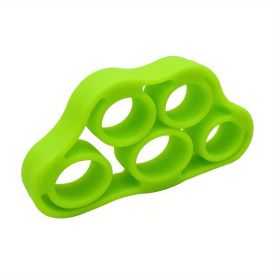 1pc Silicone Finger Expander; Exercise Hand Grip; Wrist Strength Trainer (Color: green)