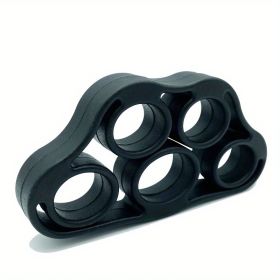 1pc Silicone Finger Expander; Exercise Hand Grip; Wrist Strength Trainer (Color: Black)