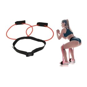 1pc Exercise Bounce Trainner; Slip-on Resistance Band For Home Fitness Training (Color: Red)