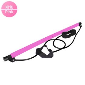 Yoga apparatus Pilates bar (Color: Pink)