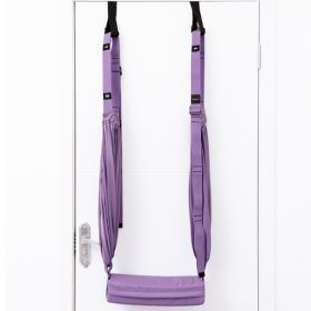 Yoga Leg Stretcher Strap Backbend Training Rope (Color: Purple)