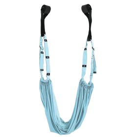 1pc Multifunctional Adjustable Yoga Strap For Stretching (Color: Blue)